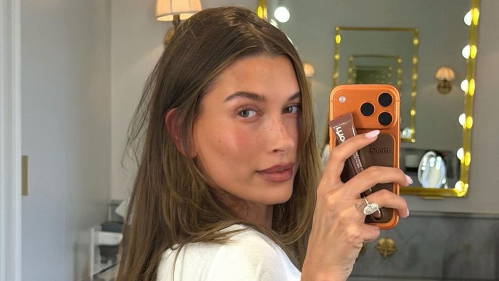 Hailey Bieber's Teeny Tiny Miu Miu Micro Minidress Rides High on Her Thighs
