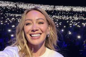 Hilary Duff’s Body-Hugging Star Cat Wet Top Puts Her Curves Front & Center