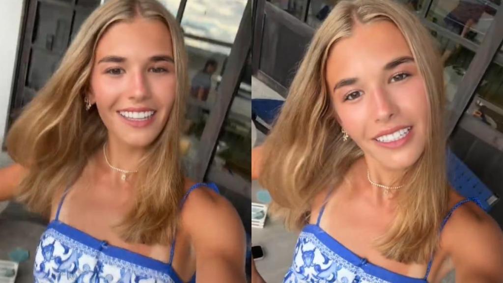 Kai Trump’s Teeny Tiny Minidress Hangs on for Dear Life by Just 2 Strings