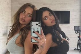 Kylie Jenner’s BFF Flaunts Her Toned Body in a Plunging Bra That Can’t Get Any Lower