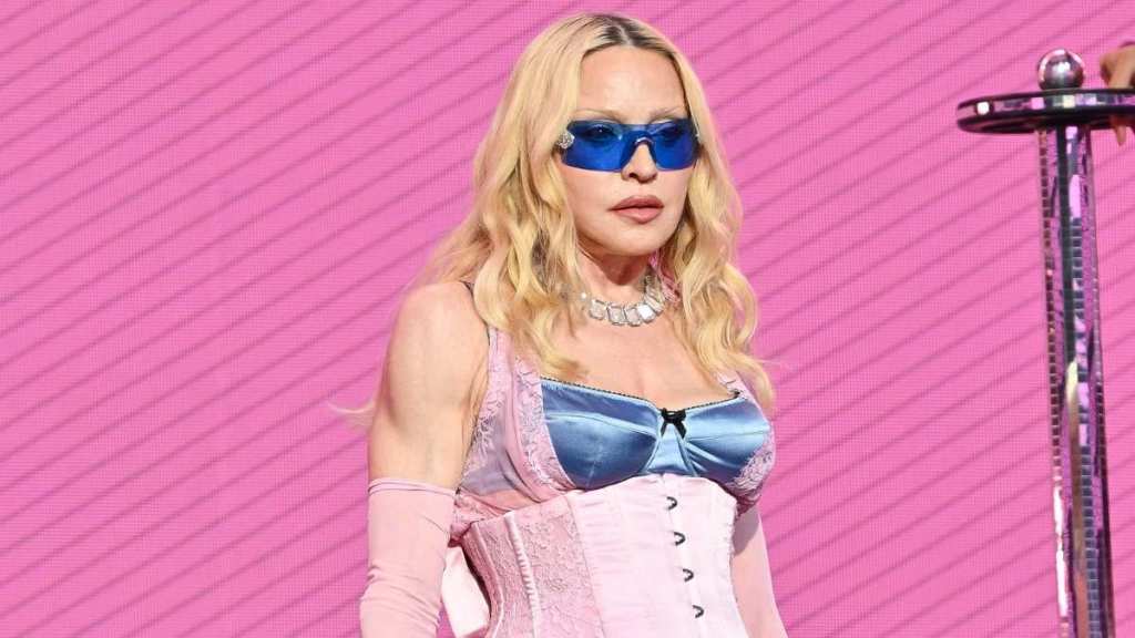 Madonna's Lingerie-Inspired Corset Look Gets Riskier With Every Inch