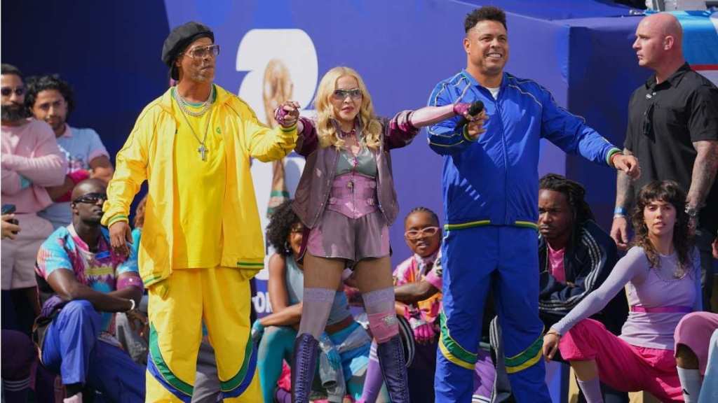 Madonna's Saint Laurent Micro Shorts Ride High at FIFA World Cup