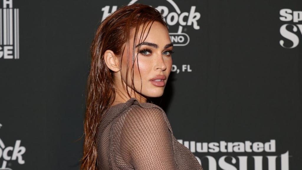 Megan Fox Bares It All, Wearing Nothing but a Sheer Cloth
