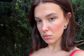 Millie Bobby Brown's Sheer Siedres Gown Has Thigh-High Slit & Massive Cutout