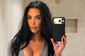Kim Kardashian Gets Cheeky in $58 Lacy Skims Micro Bralette & Thong