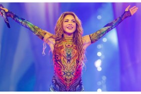 Shakira’s Fully See-Through Catsuit Dazzles With Crystals by Preciosa