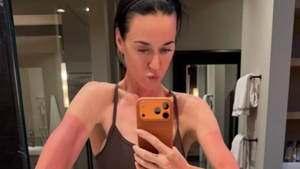 Katy Perry Flaunts Major Curves in a Bra Top That Dips Lower Than Ever