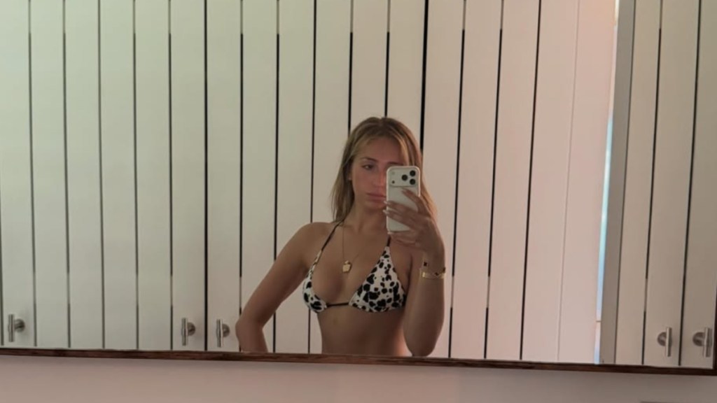 Tate McRae Heats Things up in a Ridiculously Small Lingerie Dress That’s Ready To Slip