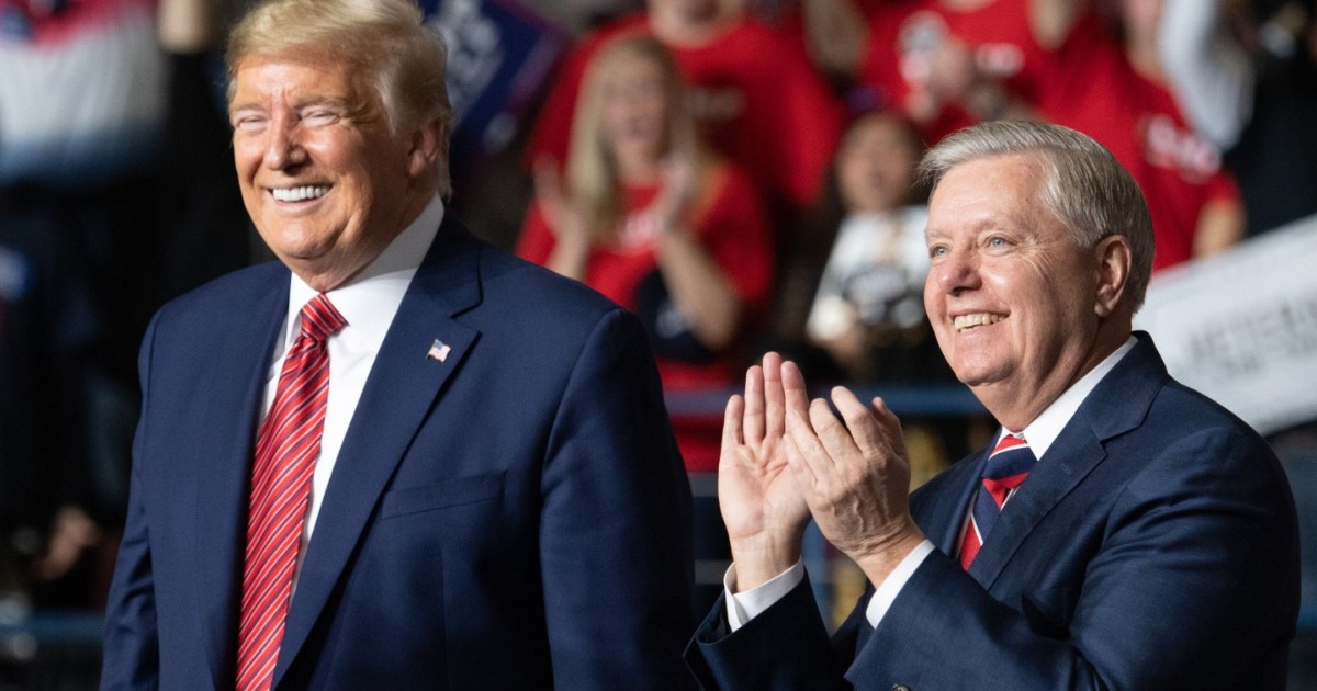 Donald Trump Reacts to FBI Investigation Into Lindsey Graham's Sudden Death