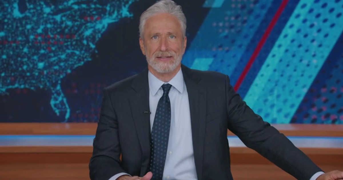 Jon Stewart Couldn’t Believe Donald Trump Stayed for…