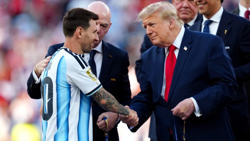 'Trump Curse' Trends Online As President Praises Messi Before World Cup