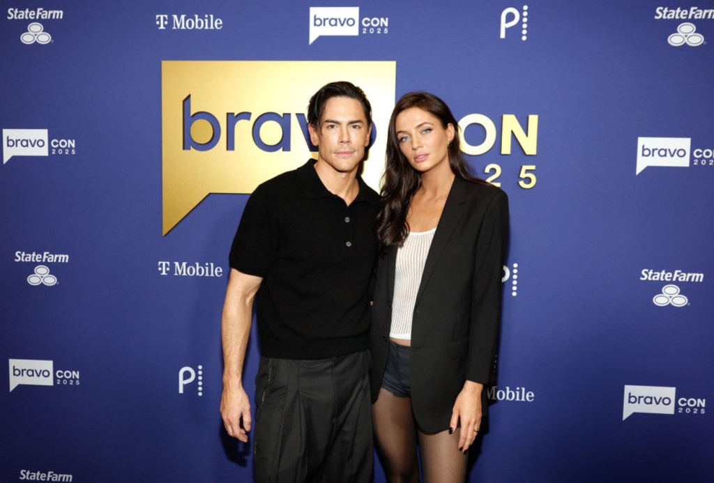 Tom Sandoval and Victoria Lee Robinson attending BravoCon 2025