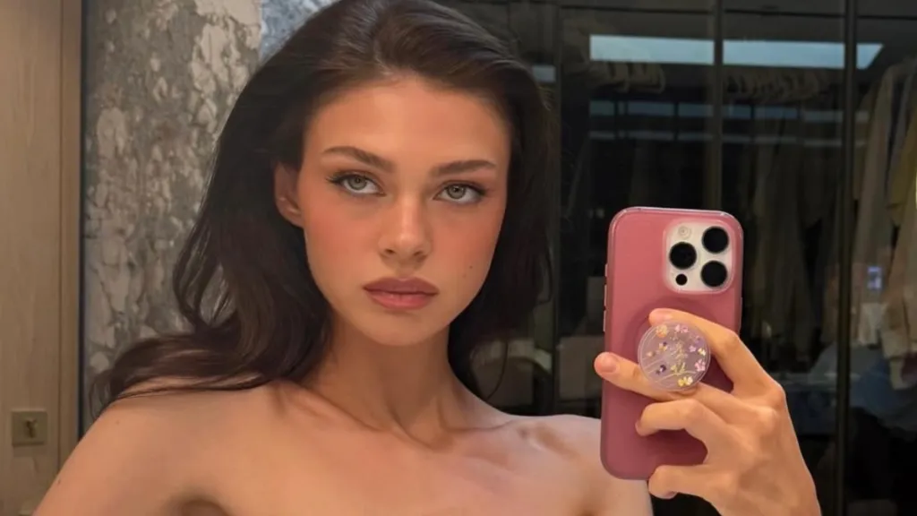 Nicola Peltz Beckham’s Leotard Rides up Dangerously During Epic High Leg Stretch