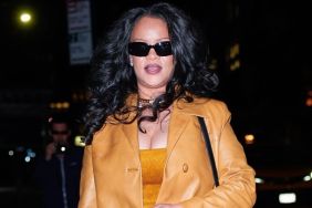 Rihanna Returns to the Stage in Body-Hugging Saint Laurent Top & Pants