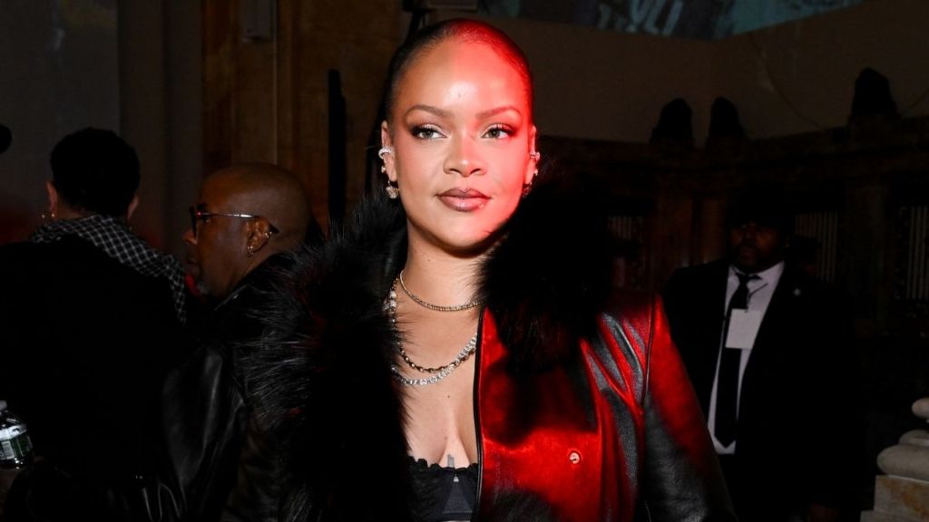 Rihanna Gets Cheeky in Fully See-Through Savage x Fenty Luxe Lace Panty