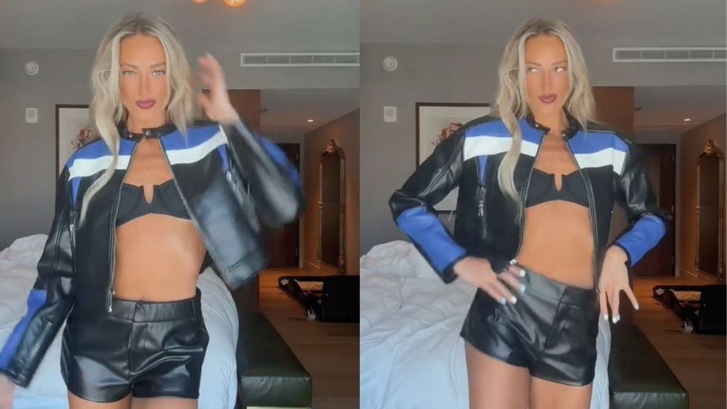 Sophie Cunningham Zips Down Jacket To Flash Sexy Lingerie & Twerks
