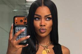 Teyana Taylor's Dress Dips Dangerously Low With Risqué Thigh-High Slit
