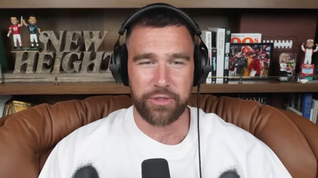 Travis Kelce Has Hilarious Reaction To AI Taylor Swift Wedding Photo