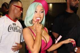 Cardi B’s Ultra Plunging Bra Completes Her Luis de Javier Corset Bodysuit