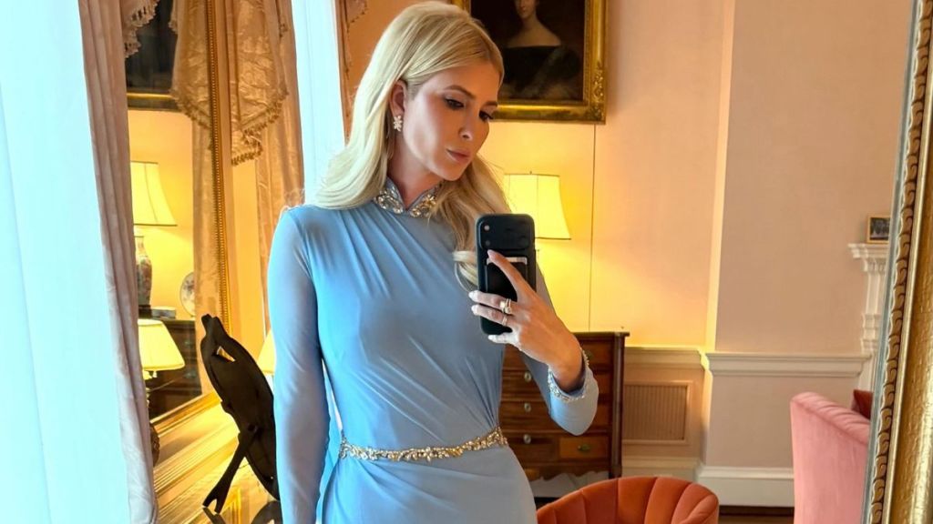 Ivanka Trump’s White Party Dress Was All About the Fringe