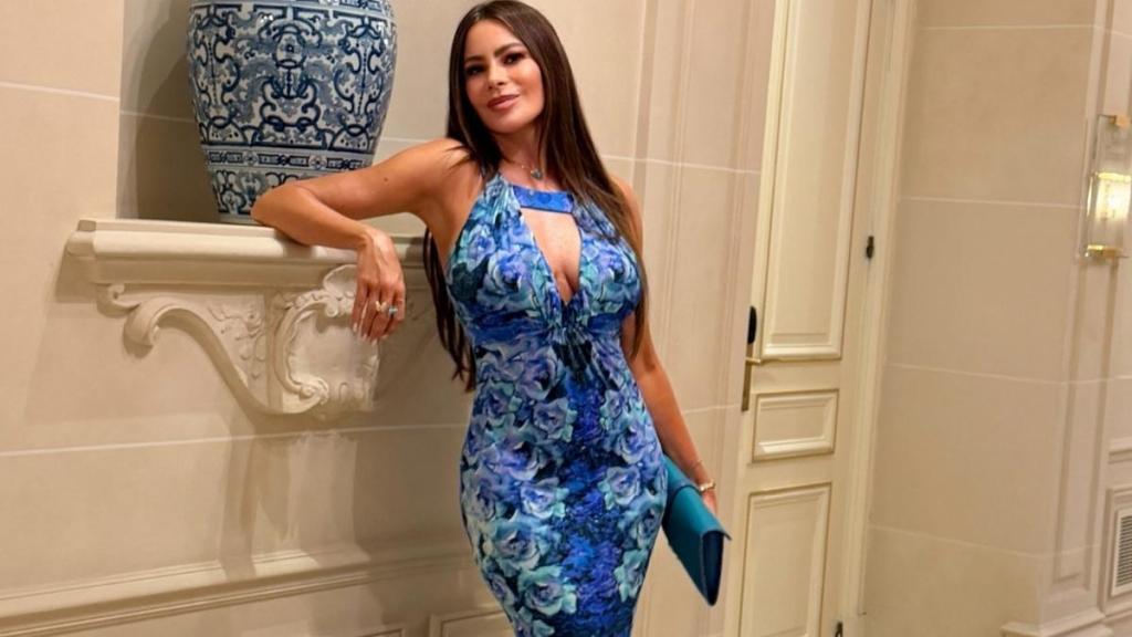 Sofia Vergara's Roberto Cavalli Dress Comes With a Plunging Keyhole Cutout