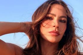 Sofia Vergara Lounges in Red Hot Bikini Barely Held by Strings