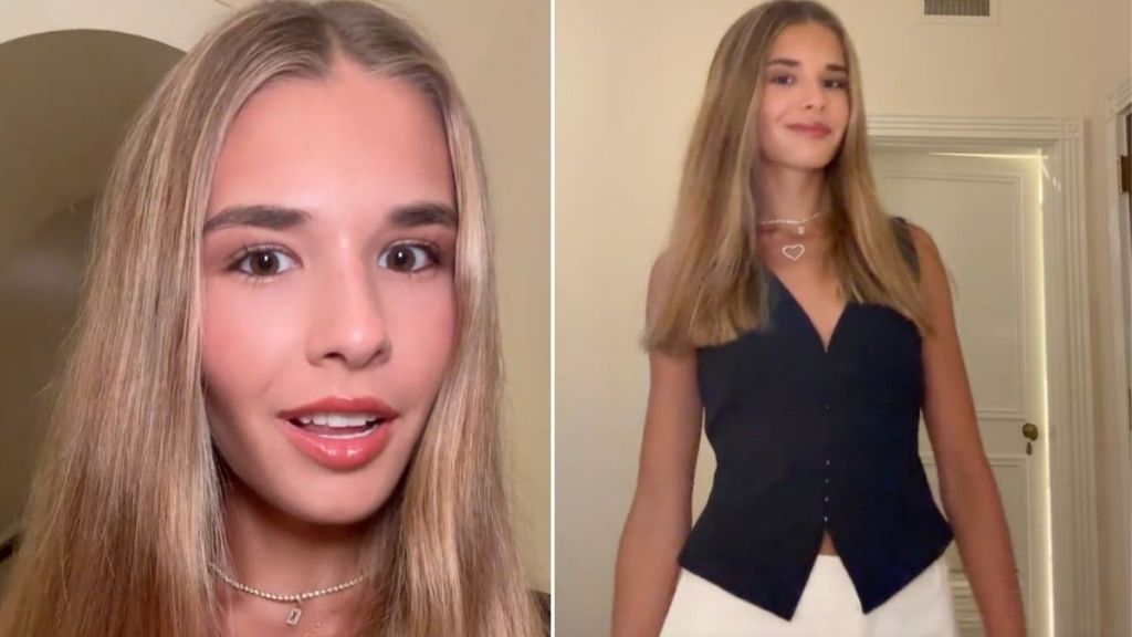 Kai Trump Is a ‘Hot New Bombshell’ in Tiny Micro Miniskirt & Plunging Top