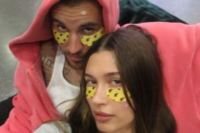 Hailey Bieber Goes Pantless in Steamy PDA Photo