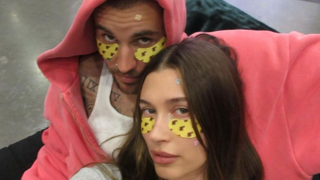 Hailey Bieber Goes Pantless in Steamy PDA Photo
