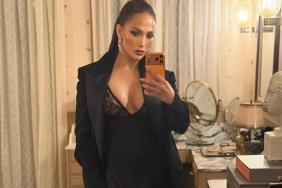 Jennifer Lopez Doesn't Let Messy Hair Ruin Her Deeply Plunging Look