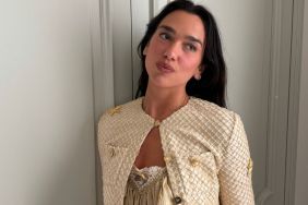 Dua Lipa's $570 16Arlington Lace Top Is Held up by Just 2 Strings