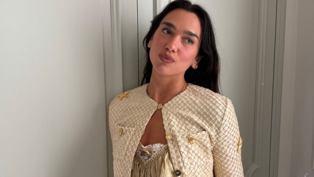 Dua Lipa's $570 16Arlington Lace Top Is Held up by Just 2 Strings