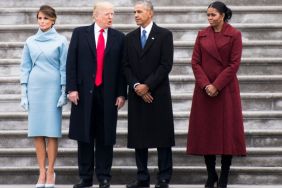 Donald Trump’s Latest Attack on the Obamas Uses a Graffiti-Covered Air Force One