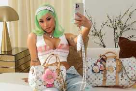 Cardi B's Plunging Baba Jagne Dress Has Not 1 but 2 Thigh-High Slits