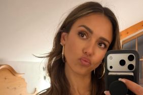 Jessica Alba's Plunging Dress Hangs by a Single String With Gabriel & Co. Bling