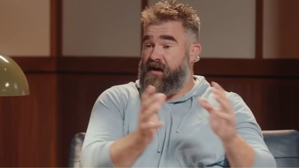 Did Jason Kelce Get Hair Highlights For Brother Travis Kelce's Wedding With Taylor Swift?