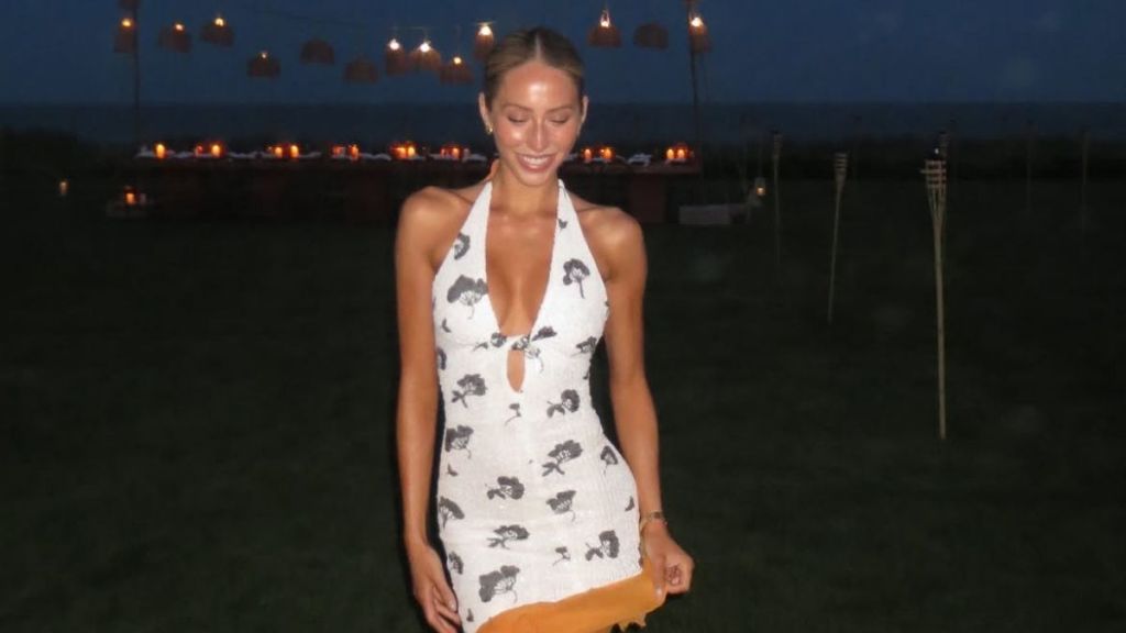 Alix Earle Risks Everything in a Low-Cut Plunging Dress That’s Barely Hanging On