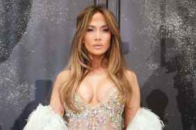 Jennifer Lopez's Plunging Celia Kritharioti Dress Couldn't Be More See-Through