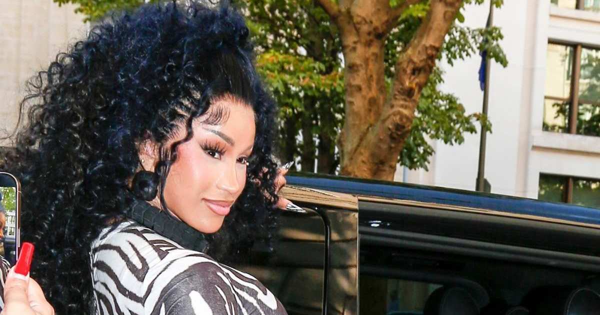 Cardi B’s Plunging Swimsuit Rides Dangerously High, Revealing Her Hip Tattoos