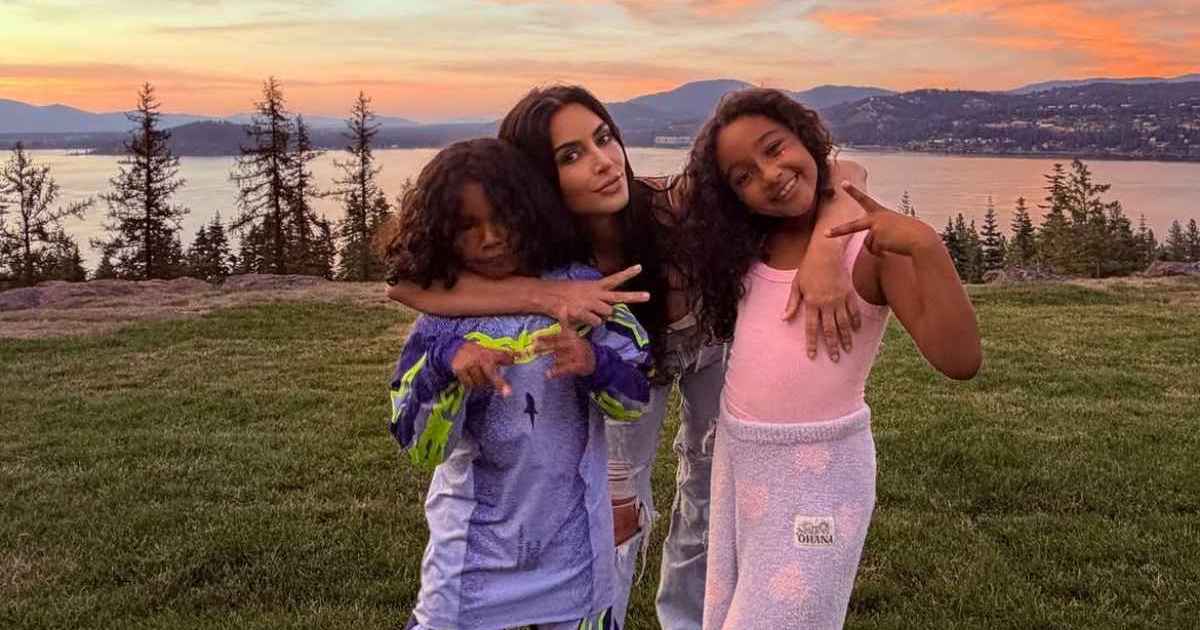 Kim Kardashian Gives Rare Glimpse of Lewis Hamilton Bonding With Her Kids
