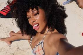 Megan Thee Stallion's Plunging Dreaming Eli Bra Gets a Corset Twist