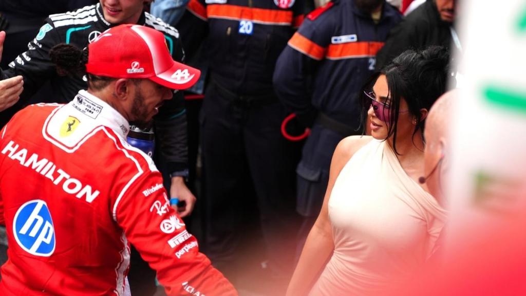 Kim Kardashian Has One Very Personal Request for Lewis Hamilton — Source