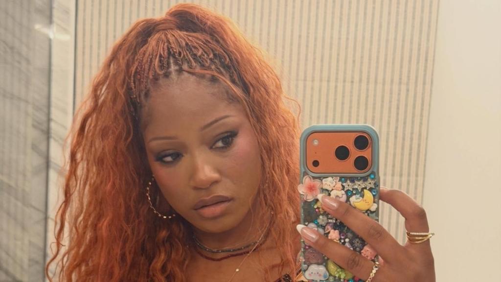 Keke Palmer's Plunging Sergio Hudson Micro Minidress Shows Plenty of Leg