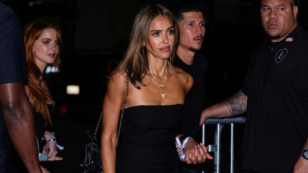 Jessica Alba's Dress Goes Completely See-Through With Luxe Chanel Twist