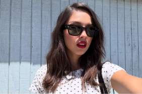 Olivia Rodrigo Pairs Plunging Top With Levi's Micro Shorts for NYC Date