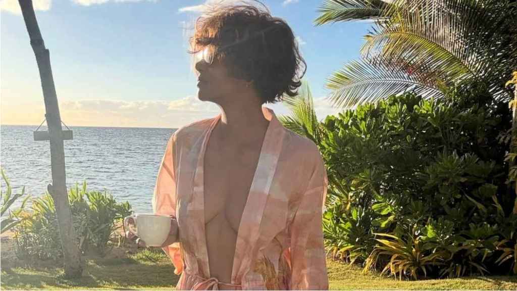 Halle Berry Goes Topless Under $129 Soma Cover-up Held Together by Strings
