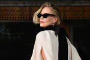 Charlize Theron's Lanvin Micro Shorts Ride Ridiculously High on Her Thighs