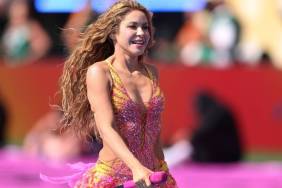 Shakira's Plunging Roberto Cavalli Bodysuit Comes With Massive Cutouts
