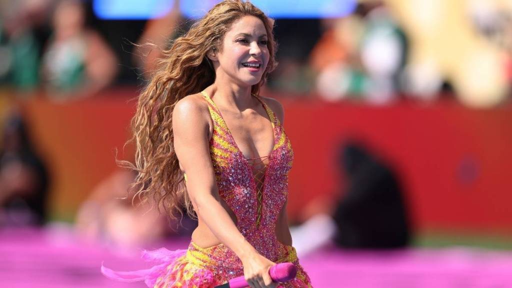 Shakira's Plunging Roberto Cavalli Bodysuit Comes With Massive Cutouts