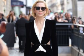 Cate Blanchett’s Plunging Armani Suit Has a Ridiculously Massive Cutout